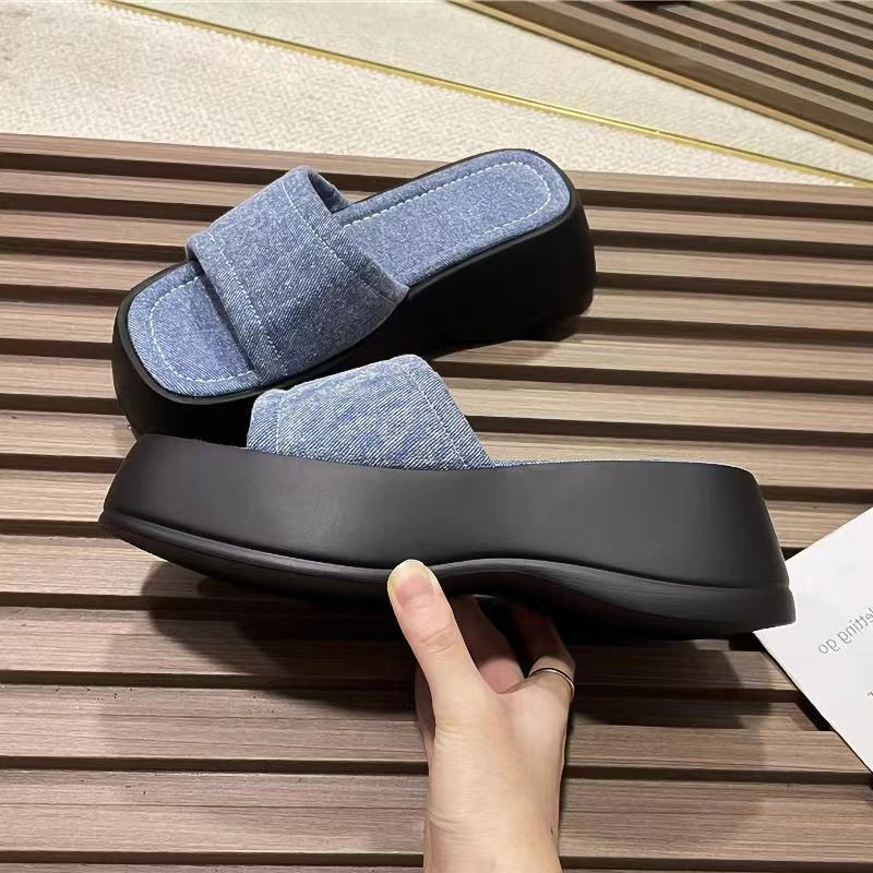 Sandal Đế Dày Thiết Kế Mới Đơn Giản Thời Trang