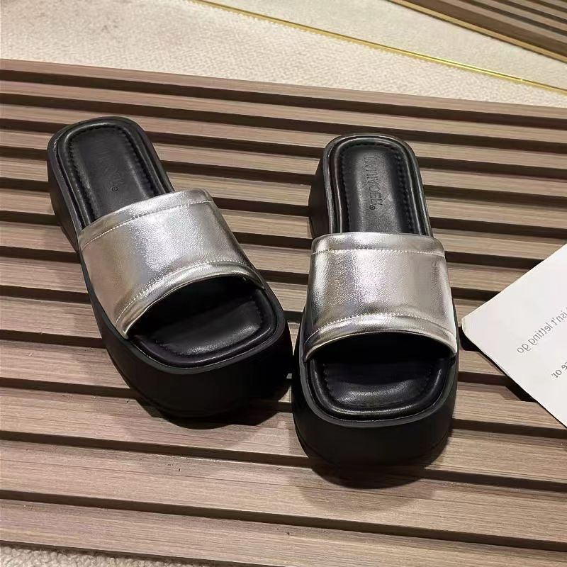 Sandal Đế Dày Thiết Kế Mới Đơn Giản Thời Trang