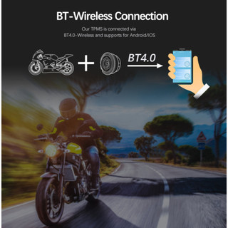 Thiết Bị TPMS Kết Nối Bluetooth 4.0 Cho Xe Máy Bluetooth 4.0