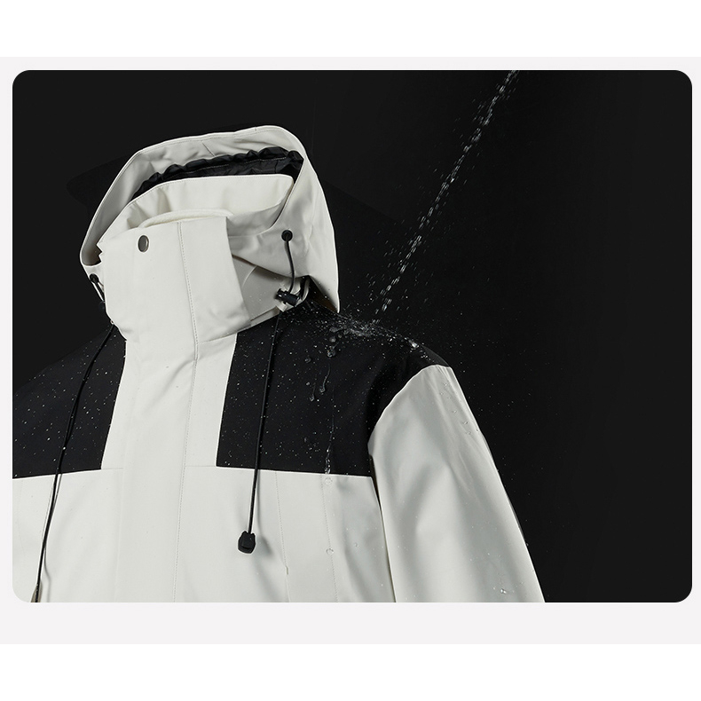 Áo Khoác Chống Gió Chống Thấm Nước Có Mũ Trùm Thời Trang Dành Cho Cặp Đôi