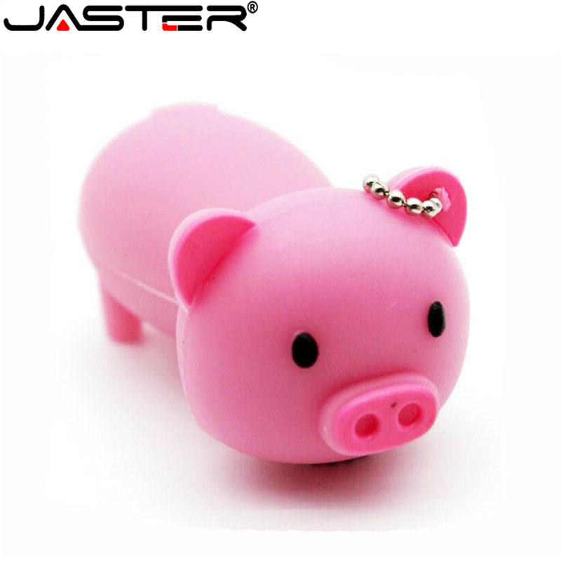 Dễ thương mini cute animal pig u disk gift cartoon pendant 4gb // 64gb / 128gb / 512gb / 1tb / storage stick