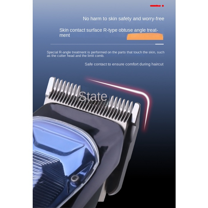 2023 tông đơ cắt tóc kemei mới usb sạc nhanh lcd màn hình kỹ thuật số tông đơ cắt tóc