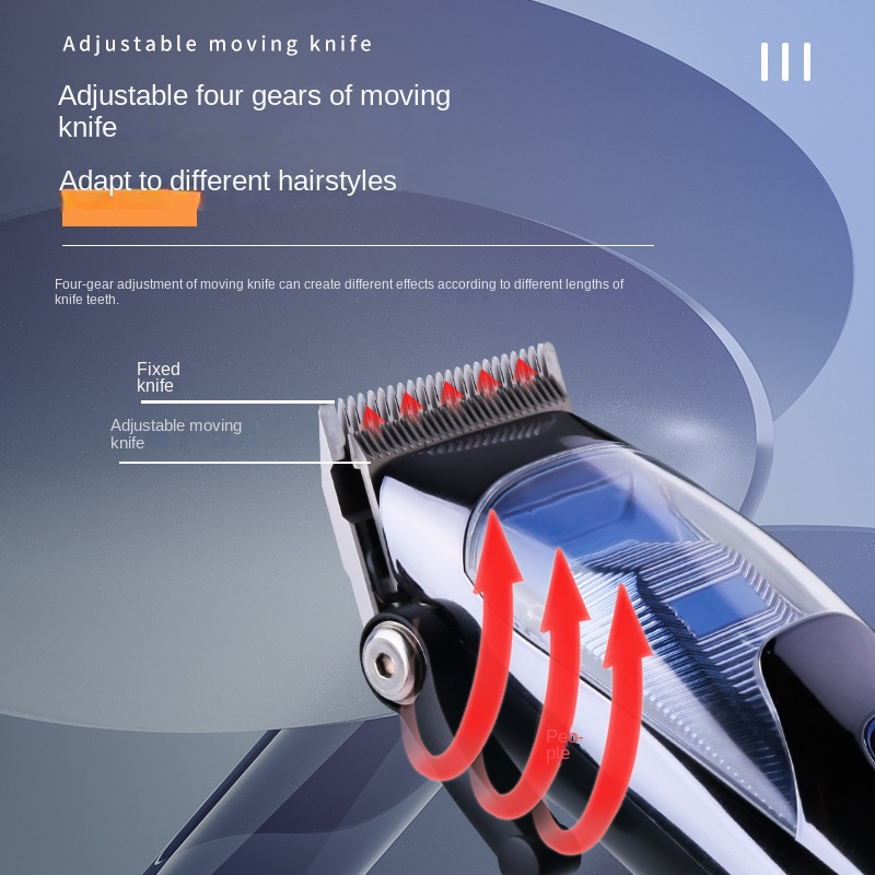 2023 tông đơ cắt tóc kemei mới usb sạc nhanh lcd màn hình kỹ thuật số tông đơ cắt tóc