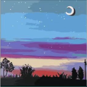 Tranh sơn dầu tô số Y001 tự làm nhiều màu sắc kích thước 20x20 cm