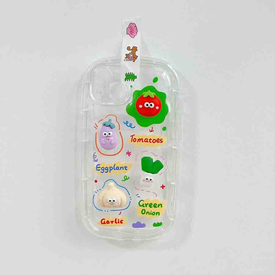 3d thú vị rau casee realme C53 10 C55 C35 C30 C31 C20 C53 C25 C12 C11 5S 5i 6 C17 7i C2 C21Y Narzo 20 GT 30A 50i 50A Prime C25Y C15 C112021 Nắp silicone rõ ràng