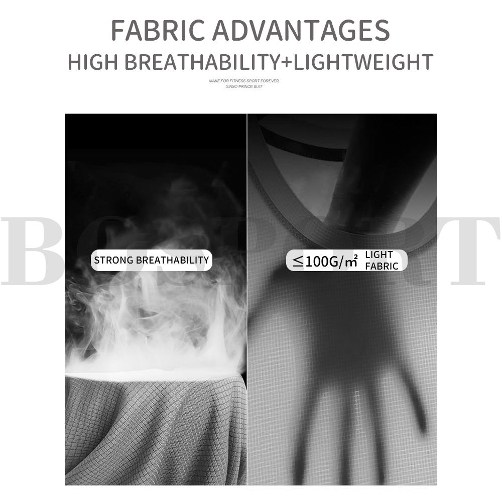 Men's loose fitting short sleeved quick drying t-shirt thoáng khí hàng đầu độ đàn hồi cao thân thiện với da