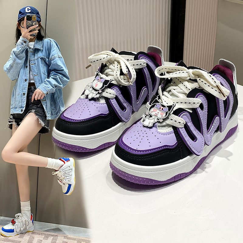 Giày Thể Thao Phong Cách Đường Phố Cá Tính Cho Nữ