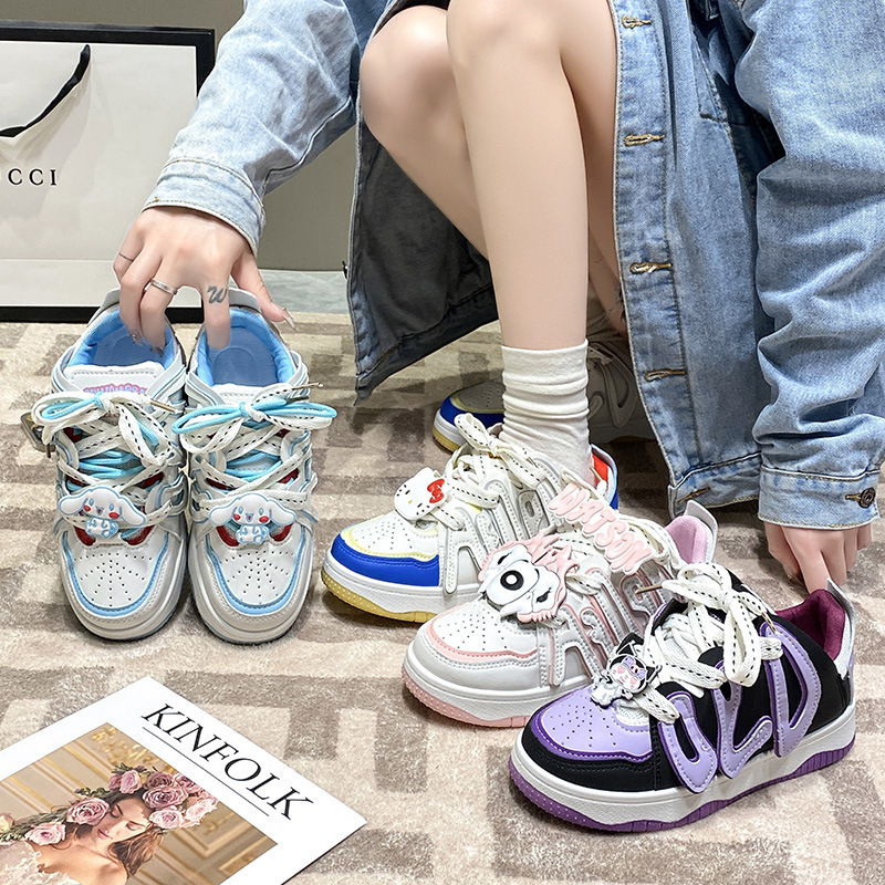Giày Thể Thao Phong Cách Đường Phố Cá Tính Cho Nữ