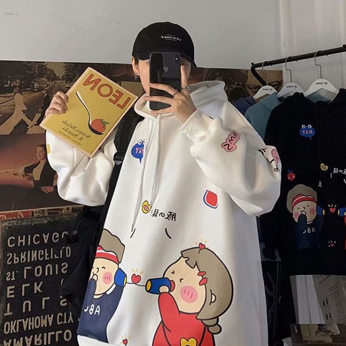 Áo Hoodie Phong Cách harajuku Nhật Bản Thời Trang Mới 2023 Dành Cho Nam