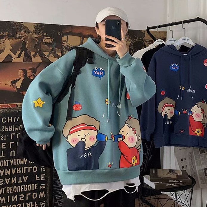 Áo Hoodie Phong Cách harajuku Nhật Bản Thời Trang Mới 2023 Dành Cho Nam