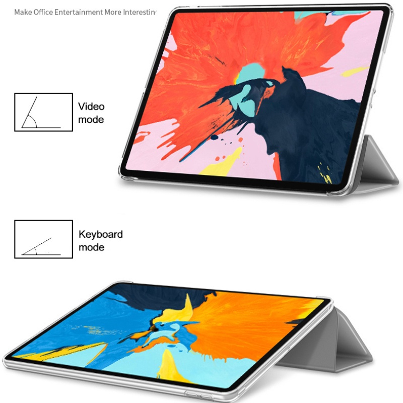 Bao Da Máy Tính Bảng Silicone Dẻo Tự Động Bật / Tắt Thông Minh Cho Apple IPad 9.7 2017 2018 Air 1 2 5 6 5th 6th