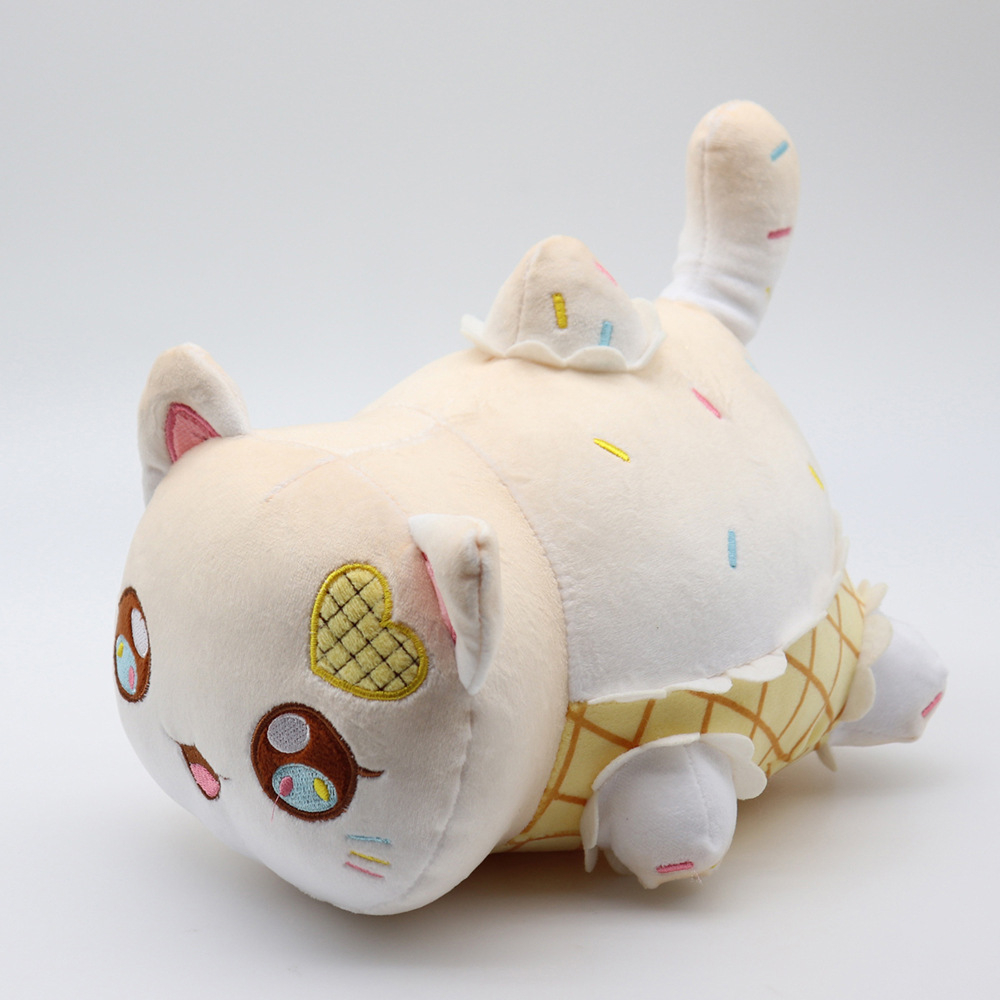 Thú Nhồi Bông hình mèo Aphmau Gấu bông hình mèo Aphmau Đồ chơi kiêm gối nhồi bông hình mèo Aphmau  25cm WHYME
