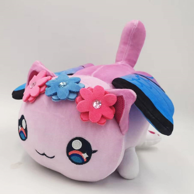Thú Nhồi Bông hình mèo Aphmau Gấu bông hình mèo Aphmau Đồ chơi kiêm gối nhồi bông hình mèo Aphmau  25cm WHYME