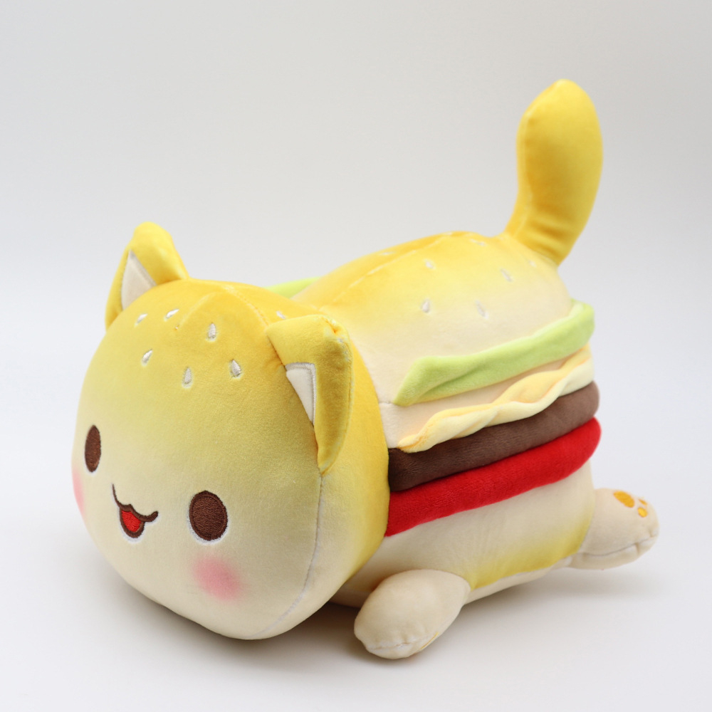 Thú Nhồi Bông hình mèo Aphmau Gấu bông hình mèo Aphmau Đồ chơi kiêm gối nhồi bông hình mèo Aphmau  25cm WHYME