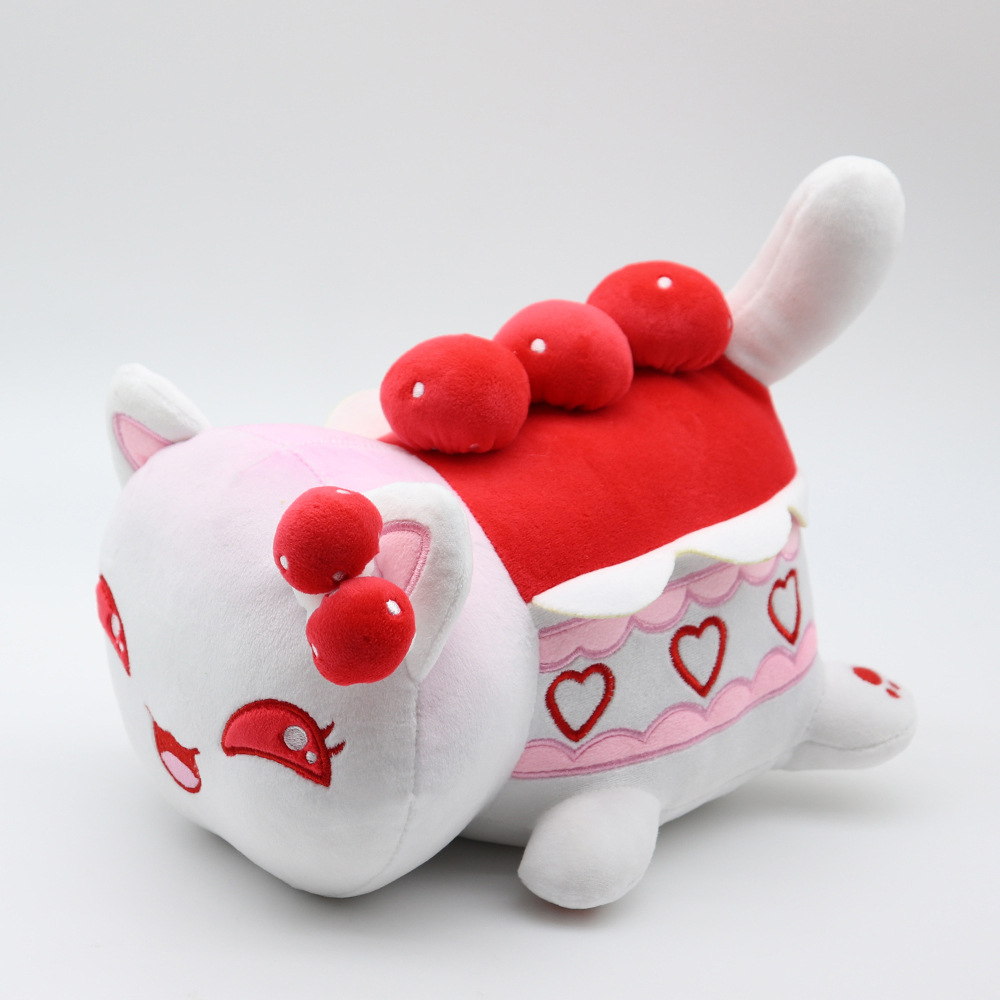 Thú Nhồi Bông hình mèo Aphmau Gấu bông hình mèo Aphmau Đồ chơi kiêm gối nhồi bông hình mèo Aphmau  25cm WHYME
