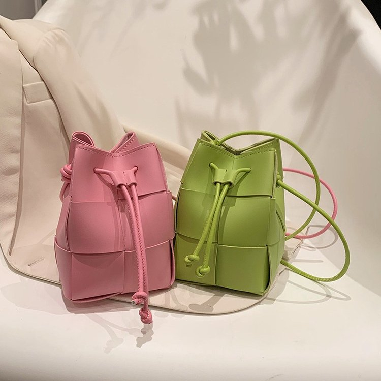 Túi Đeo Chéo Đan Lát Phong Cách Hàn Quốc Thời Trang Xuân Hè 2023 Cho Nữ