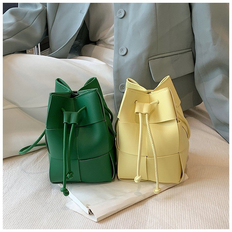 Túi Đeo Chéo Đan Lát Phong Cách Hàn Quốc Thời Trang Xuân Hè 2023 Cho Nữ