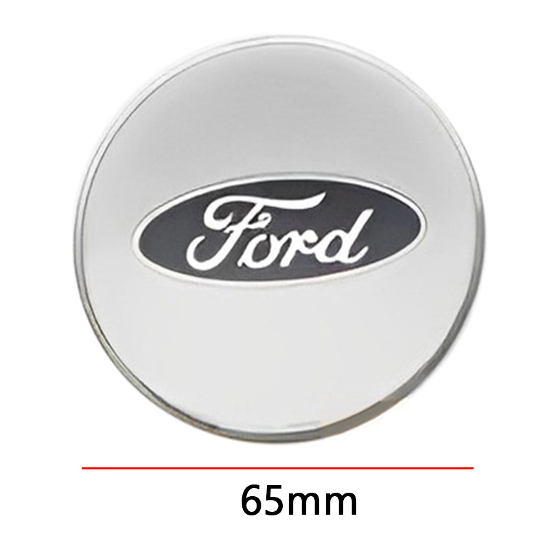 4 cái / bộ 60mm 65mm cho ford st shelby mustang wolf bánh xe trung tâm mũ dán lốp trung tâm nắp đánh dấu trang trí vành xe ô tô khung đề can phụ kiện