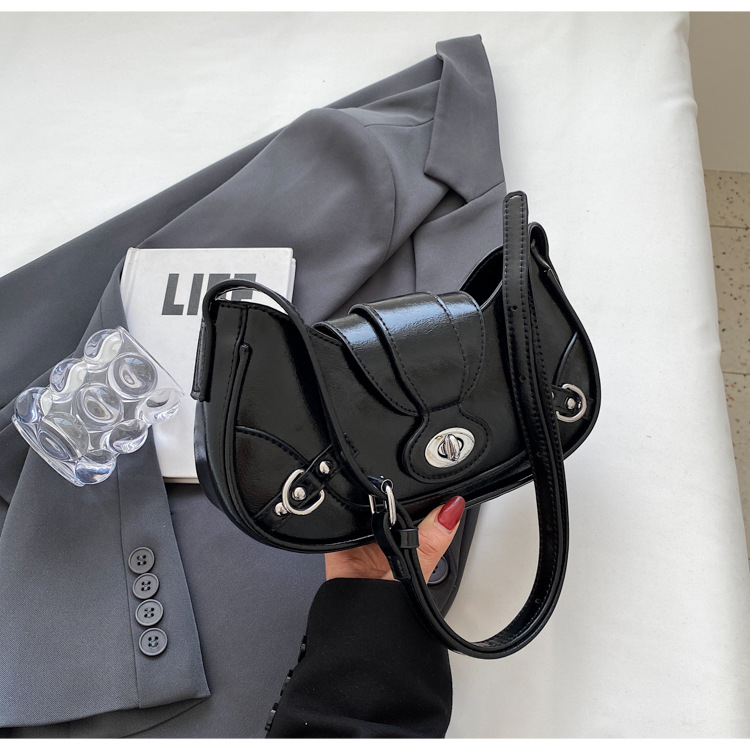 Túi Đeo Chéo Hình Vuông Kiểu Pháp niche Tối Giản Kết Cấu Cao Cấp Hàng Mới