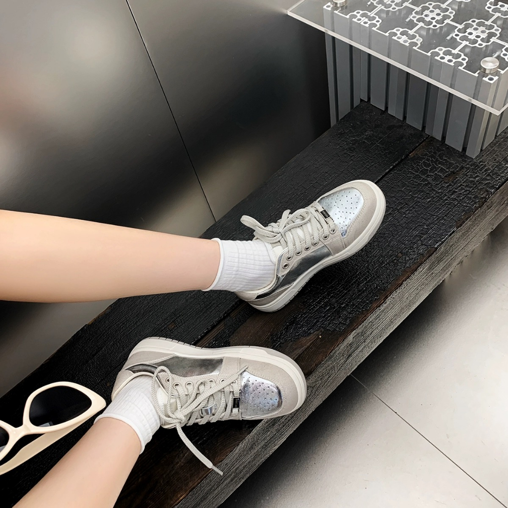 Giày Sneaker Đế Dày Thoáng Khí Thời Trang Mùa Hè 2023 Mới Cho Nữ