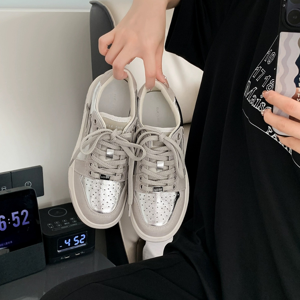 Giày Sneaker Đế Dày Thoáng Khí Thời Trang Mùa Hè 2023 Mới Cho Nữ