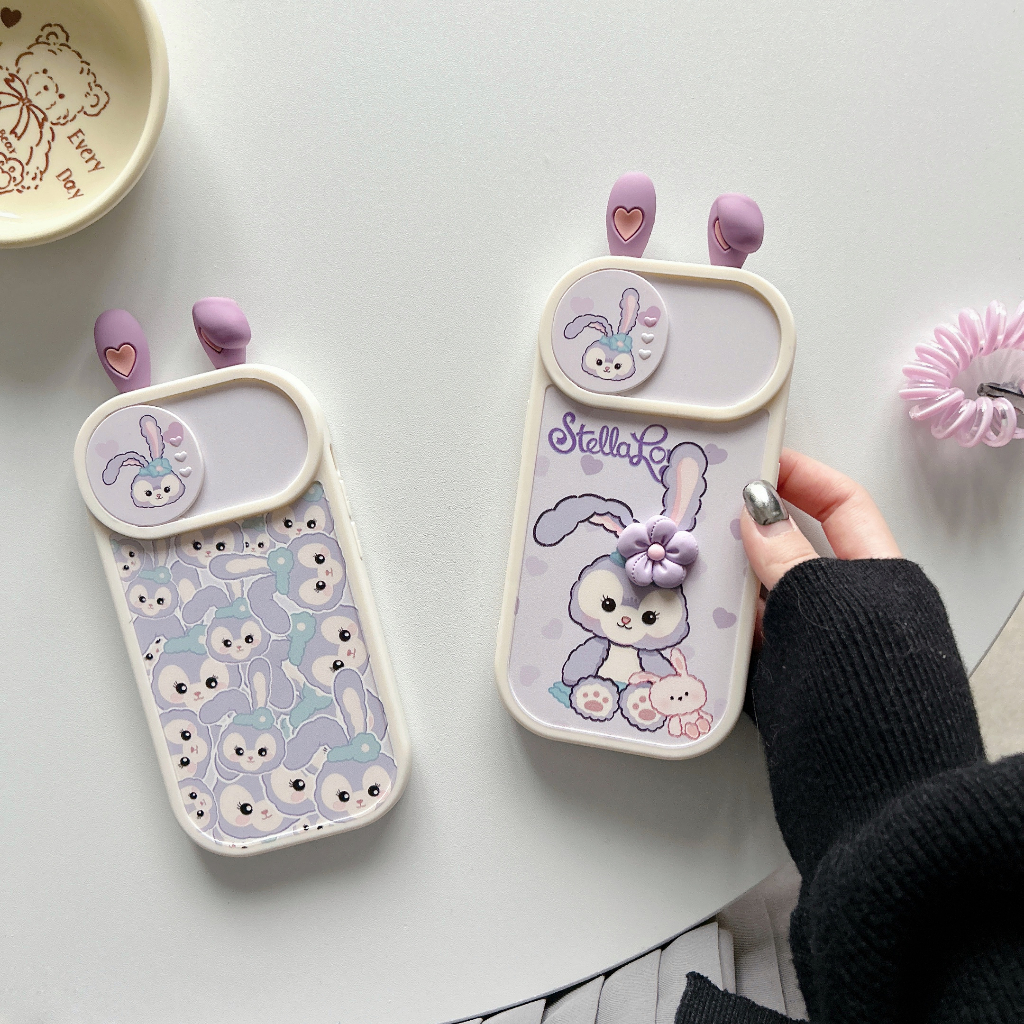 Vỏ điện thoại màu tím họa tiết hoạt hình dễ thương 2021 mẫu cho iphone 11 pro max 12 12 pro max 13 pro max 14 pro max