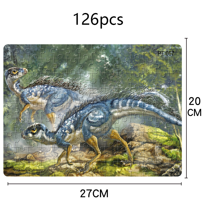 Đồ chơi ghép hình Leqiazhixing-07 câu đố giáo dục 126 mảnh dành cho trẻ em