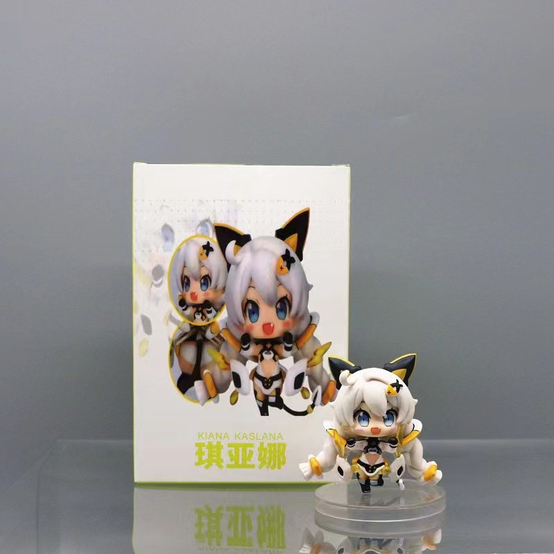 8 cm honkai impact 3 3rd anime figures kiana kaslana hình q phiên bản kawaii action figurine houkai gakuen mô hình trang trí búp bê quà tặng đồ chơi