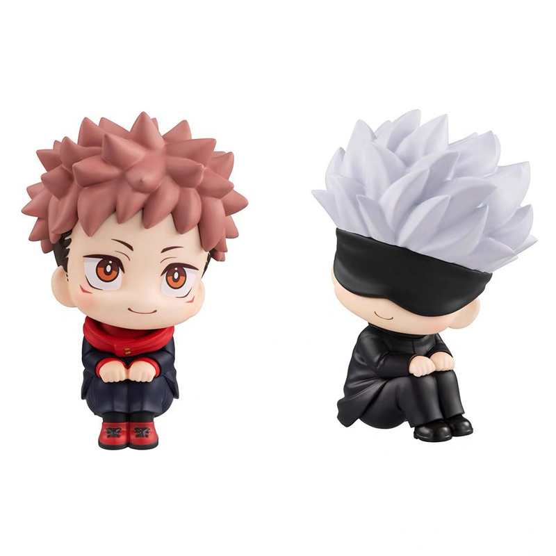 1 cái 10 cm jujutsu kaisen anime hình itadori yuji gojo satoru megumi inumaki toge nobara q phiên bản pvc hình hành động mô hình búp bê đồ chơi
