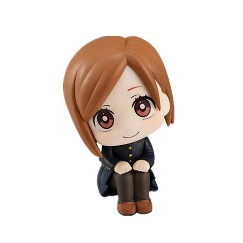 1 cái 10 cm jujutsu kaisen anime hình itadori yuji gojo satoru megumi inumaki toge nobara q phiên bản pvc hình hành động mô hình búp bê đồ chơi
