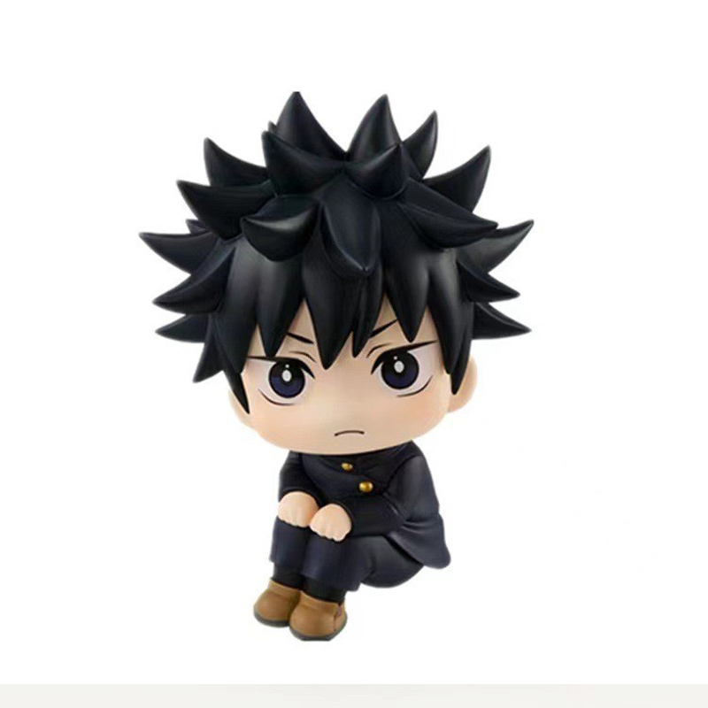 1 cái 10 cm jujutsu kaisen anime hình itadori yuji gojo satoru megumi inumaki toge nobara q phiên bản pvc hình hành động mô hình búp bê đồ chơi