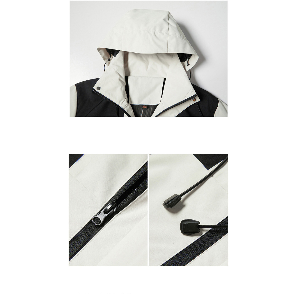 Áo Khoác Gió Chống Thấm Nước Có Mũ Trùm Thời Trang Dành Cho Cặp Đôi