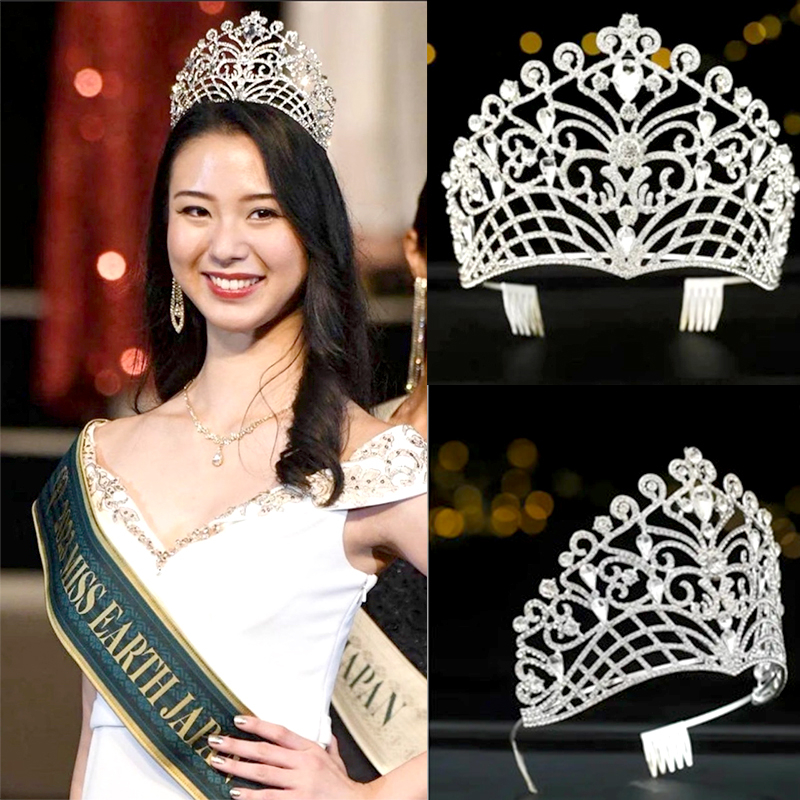 Miss earth japan 2023 phụ kiện tóc kim cương cho cuộc thi hoa hậu