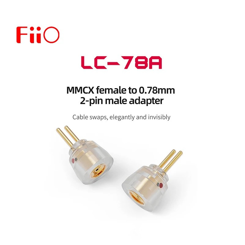 Bộ chuyển đổi nam fiio lc-78a mmcx nữ sang 0,78mm cho fd11 fh11