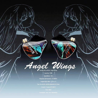 Cvj Angel Wings Hybrid Driver Units Tai nghe HIFI In Ear Tai nghe thể thao khử tiếng ồn Tai nghe