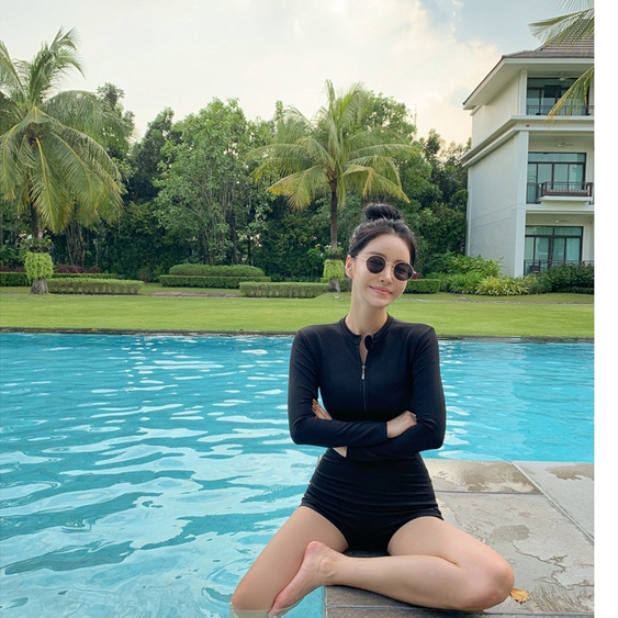 Bikini đồ bơi đi biển 1 mảnh khoá kéo form short kín đáo BIKINI SUNSHINE  size M,L,XL