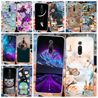 Đối với ốp lưng xiaomi mi 9t pro vỏ điện thoại silicon hoa bướm đẹp vỏ mềm cho xiaomi redmi k20 pro mi9t vỏ