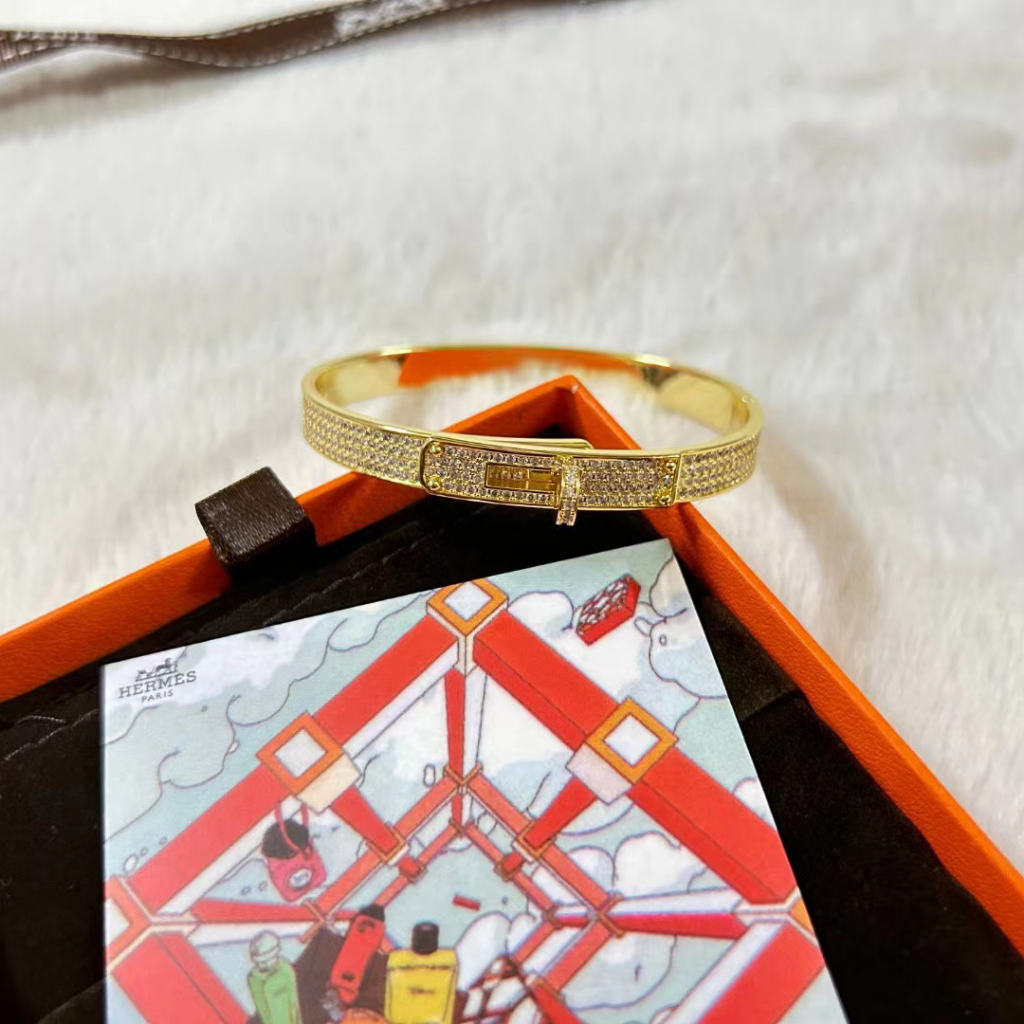 Hermes hermes kelly vòng tay kim cương đầy đủ