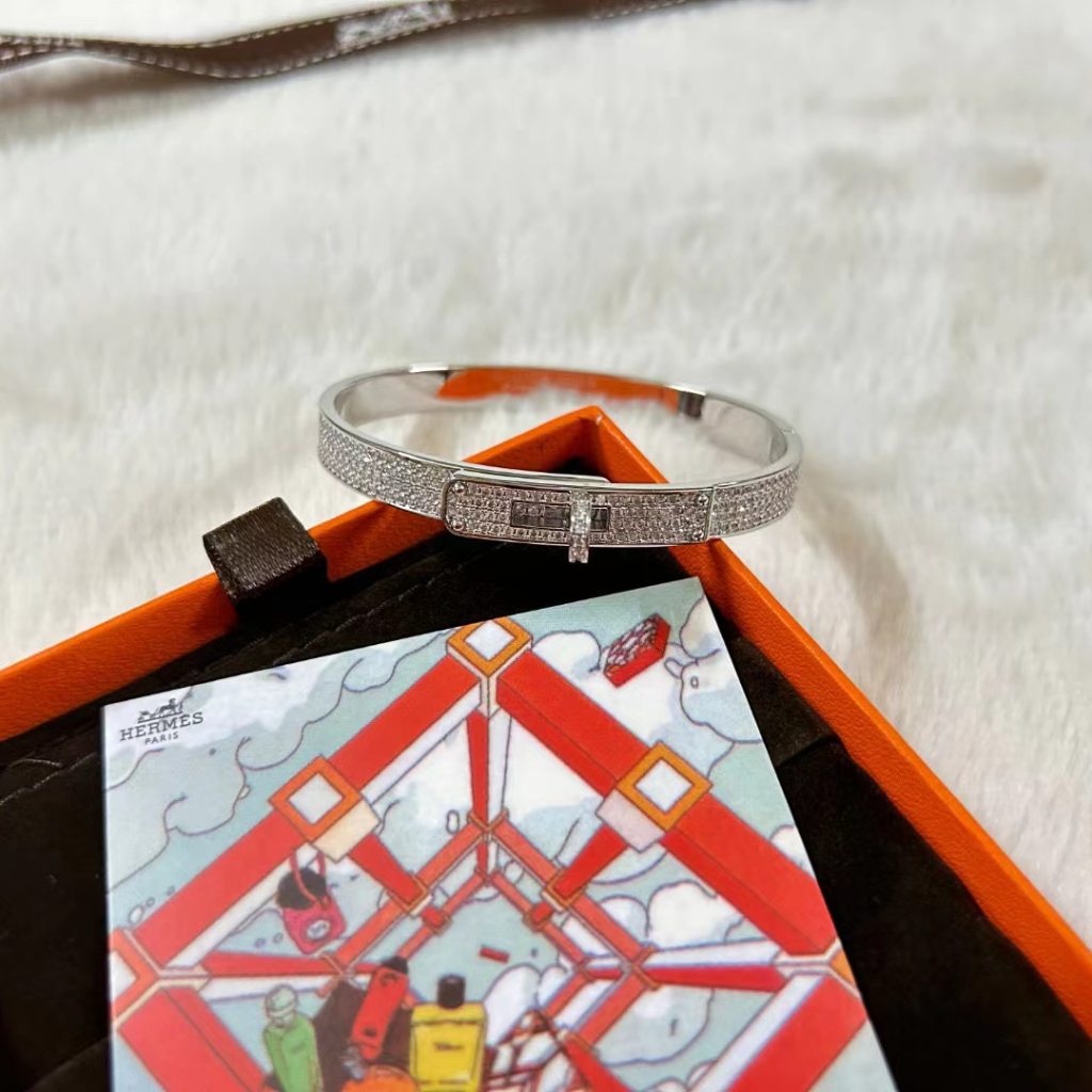 Hermes hermes kelly vòng tay kim cương đầy đủ