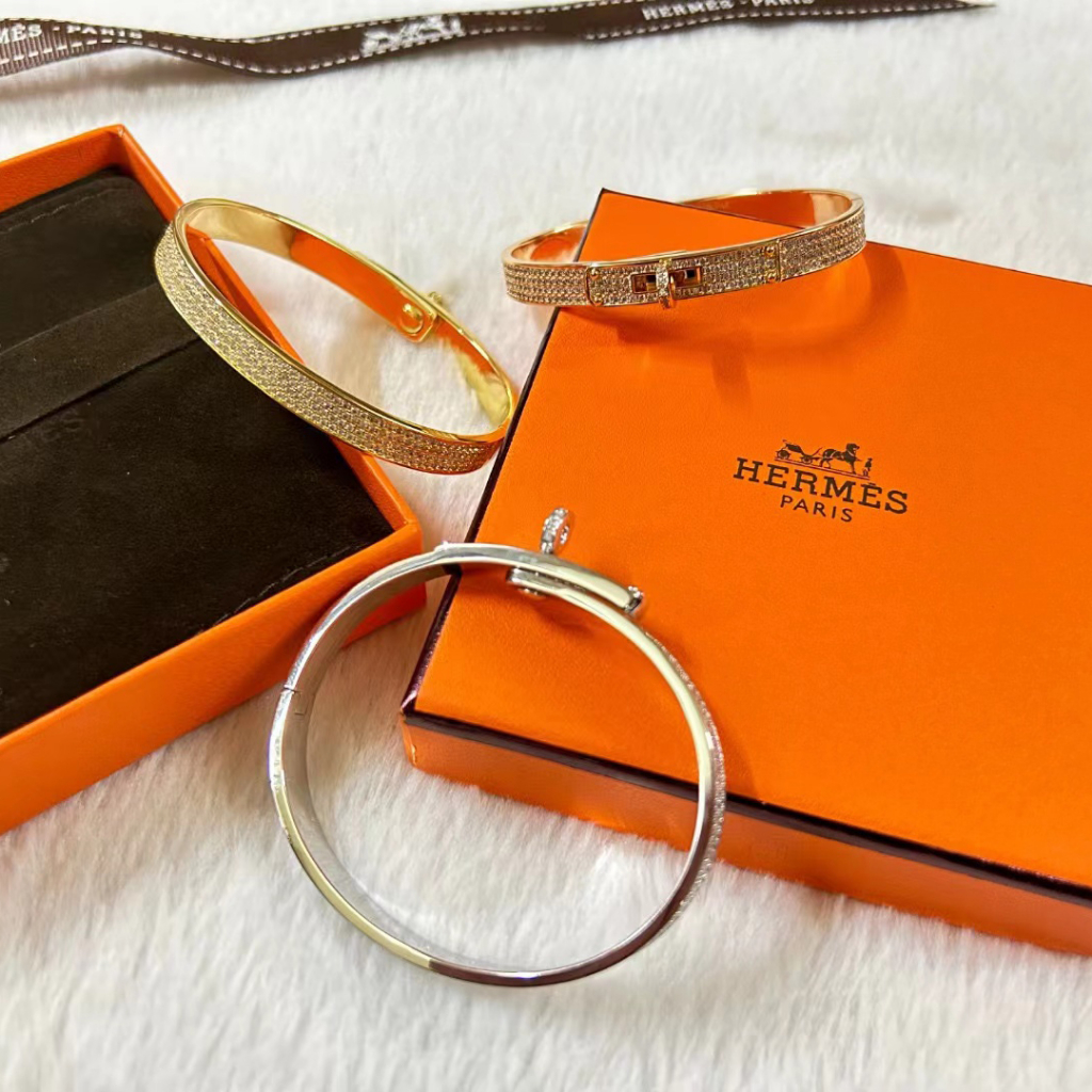 Hermes hermes kelly vòng tay kim cương đầy đủ