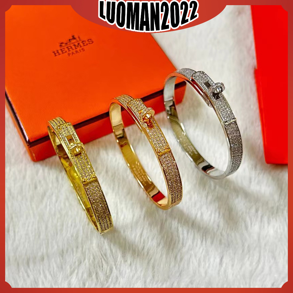 Hermes hermes kelly vòng tay kim cương đầy đủ