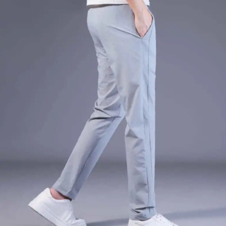 Quần Dài Thể Thao Vải Lụa Lạnh Mỏng Dáng Ôm Thoáng Khí Thời Trang Mùa Hè Cho Nam