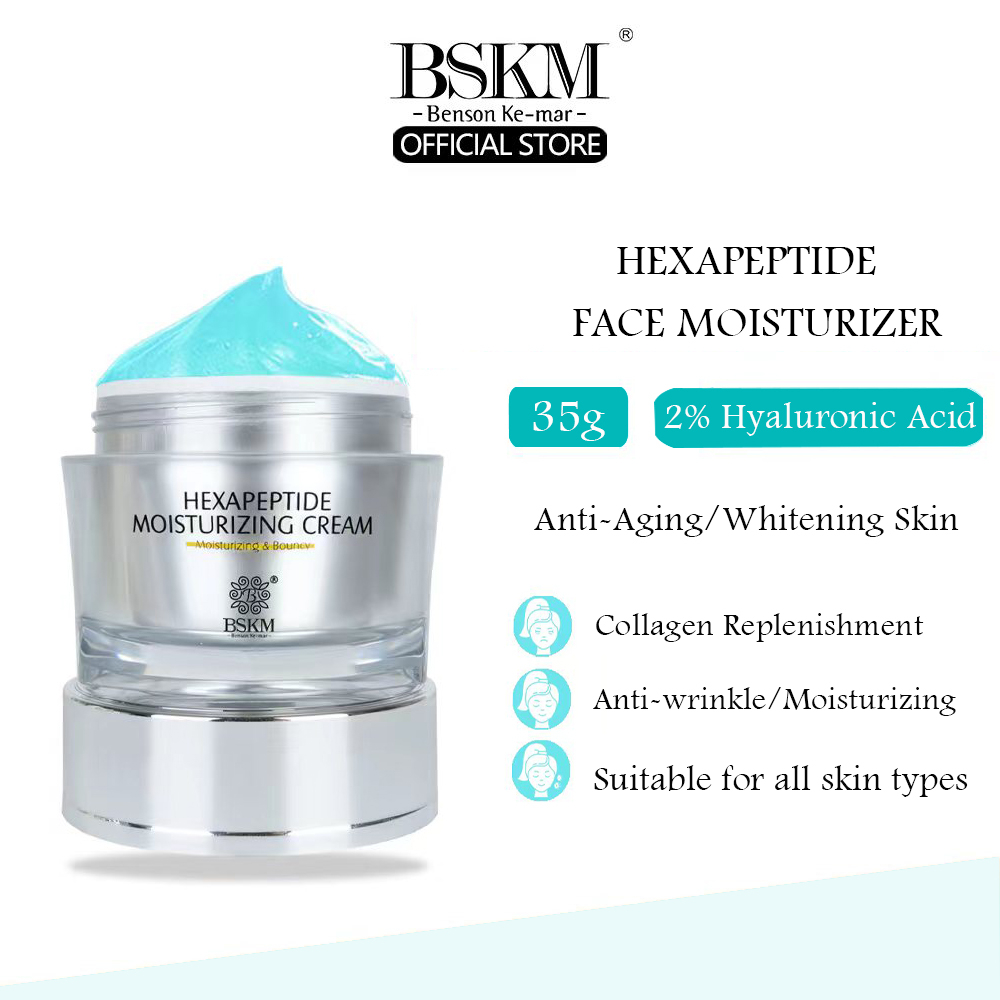 Kem dưỡng da mặt BSKM hexapeptide dưỡng ẩm axit hyaluronic collagen dưỡng ẩm chống nhăn chống lão hóa tinh chất 35g