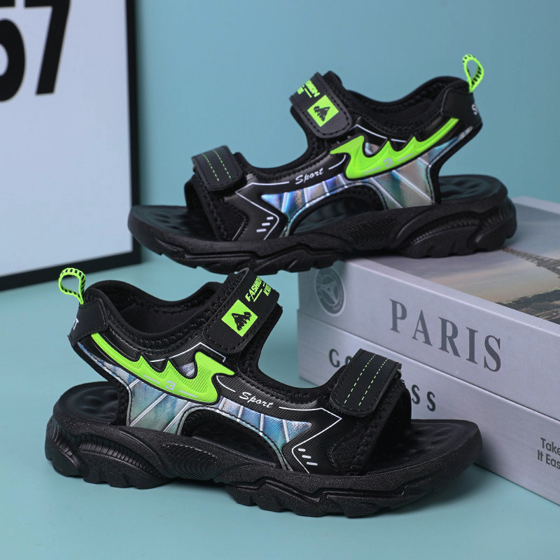 Giày Sandal Thể Thao Đế Mềm Chống Trượt Thoáng Khí Thời Trang Mùa Hè Dành Cho Trẻ