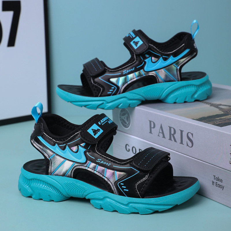 Giày Sandal Thể Thao Đế Mềm Chống Trượt Thoáng Khí Thời Trang Mùa Hè Dành Cho Trẻ