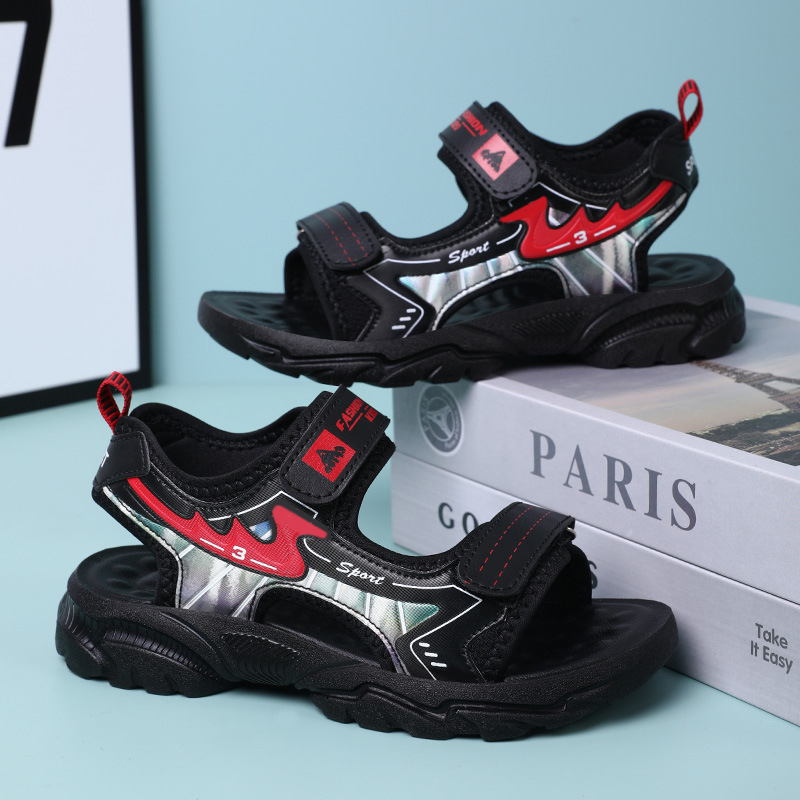 Giày Sandal Thể Thao Đế Mềm Chống Trượt Thoáng Khí Thời Trang Mùa Hè Dành Cho Trẻ