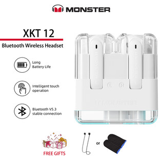 Tai nghe không dây Monster XKT12 HD âm thanh Hifi cảm ứng thông minh chống thấm nước giảm tiếng ồn thời trang cao cấp