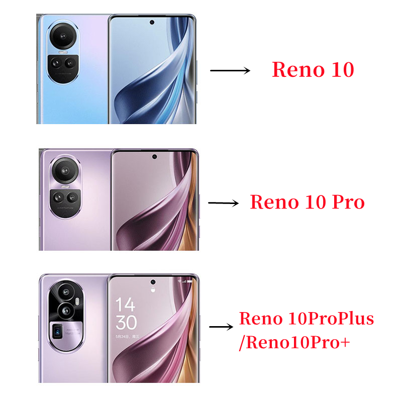 Kính Cường Lực 2 Trong 1 Bảo Vệ Ống Kính Máy Ảnh Cho OPPO Reno 10 9 Pro Plus 5G 2023 Reno10 Reno9 9Pro 10Pro 9Promax 8T Reno8T 4G