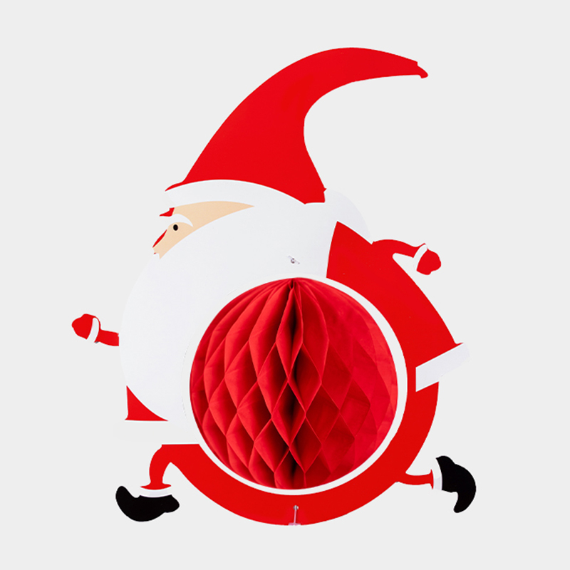 Phụ Kiện Trang Trí Giáng Sinh Hình Tổ Ong / Cây Thông / Người Tuyết / Mũ s01508