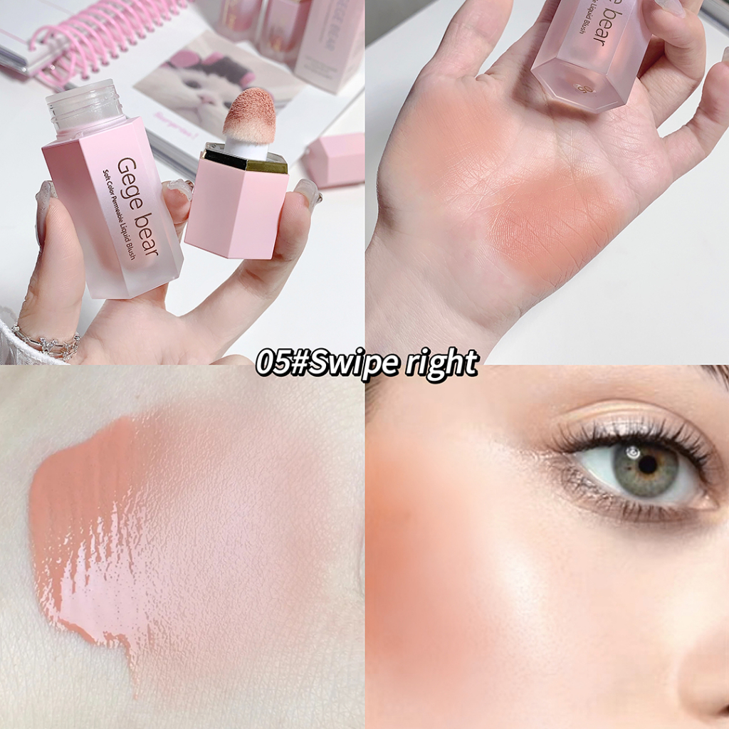 Minijumie® Phấn má hồng dạng lỏng trang điểm long-lasting matte make up natural cheek liquid blush cream